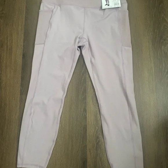 RBX Purple 7/8 Leggings with Pockets - Picture 2 of 6